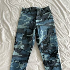 🦋 Baggy Blue Camo Cargo pants